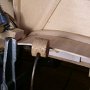 Glueing the sides to top and corner block. The guitar is made without the mold or form.