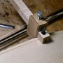 Cutting the purfling channel.