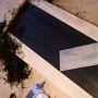 The neck will be veneered in ebony.