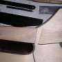 The plane of the neck is a bit above the soundboard. This tapered extension must fit under the fingerboard.